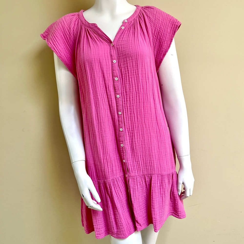 Xirena Seersucker Mini Dress